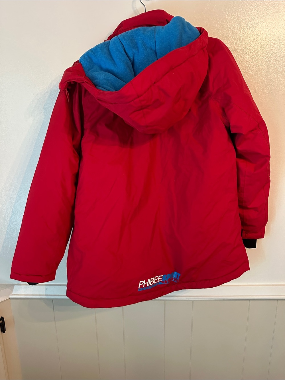 Phibee Kids Waterproof Ski Jacket Winter Snow coat Red/Blue size 14 (EU 158-164) - Picture 16 of 16
